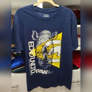 ECKO graphic Tee, size Large, Navy Blue.